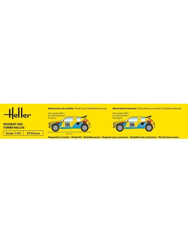STARTER KIT Peugeot 205 Turbo Rallye 