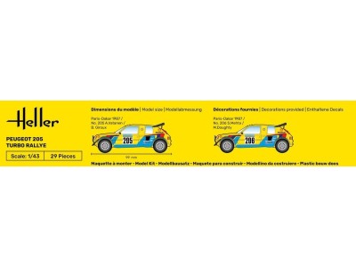 STARTER KIT Peugeot 205 Turbo Rallye 