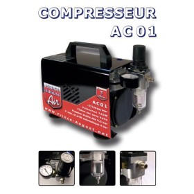 Ensemble Aérographe Compresseur + Ultra Cleaner