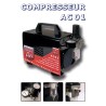 Ensemble Aérographe Compresseur + Ultra Cleaner