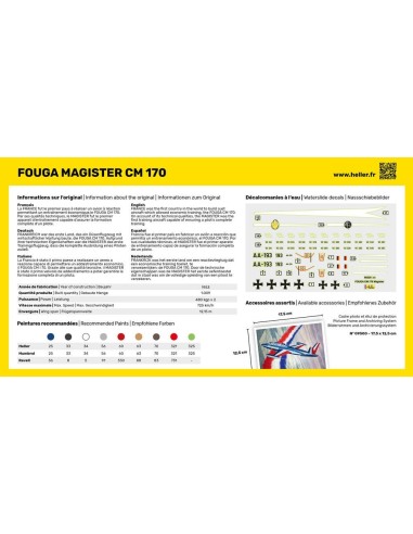 STARTER KIT Fouga Magister CM 170 