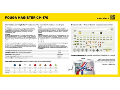 STARTER KIT Fouga Magister CM 170 