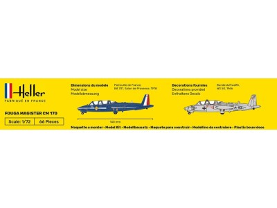 STARTER KIT Fouga Magister CM 170 