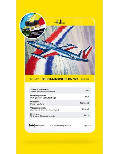 STARTER KIT Fouga Magister CM 170 