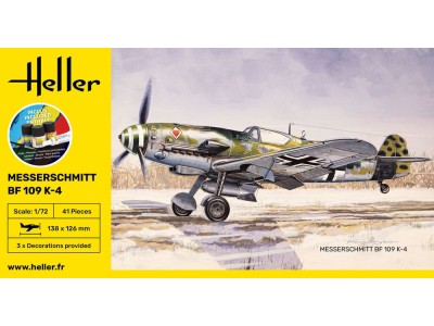 STARTER KIT Messerschmitt Bf 109 K-4 
