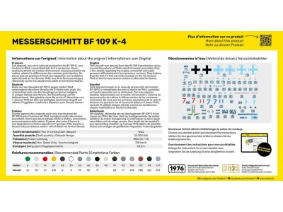 STARTER KIT Messerschmitt Bf 109 K-4 