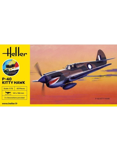 STARTER KIT P-40 Kitty Hawk 