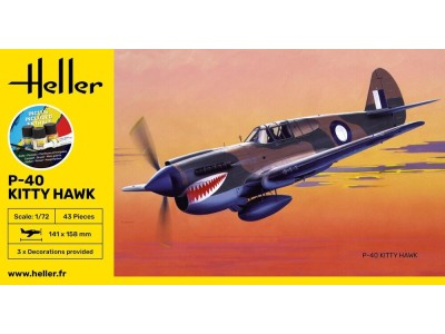 STARTER KIT P-40 Kitty Hawk 