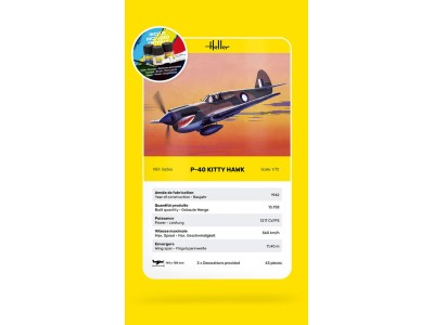 STARTER KIT P-40 Kitty Hawk 