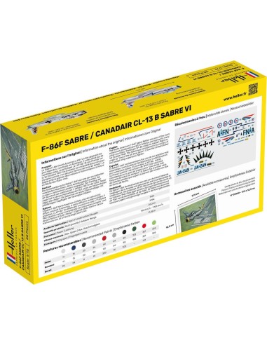 STARTER KIT F-86F Sabre / Canadair CL-13 B Sabre VI 