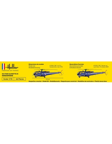 STARTER KIT SA 316 Alouette III Gendarmerie 