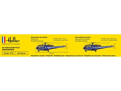 STARTER KIT SA 316 Alouette III Gendarmerie 