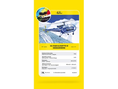 STARTER KIT SA 316 Alouette III Gendarmerie 