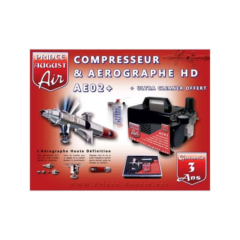 Ensemble Aérographe HD et Compresseur + Ultra...