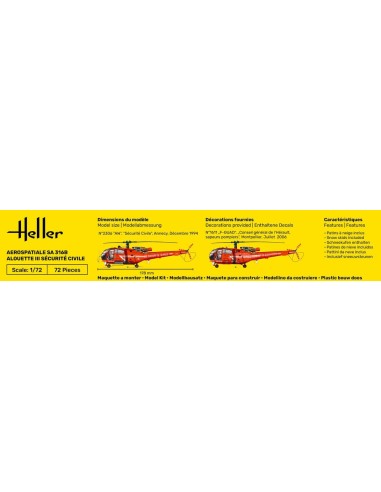 STARTER KIT Alouette III Sécurité Civile 