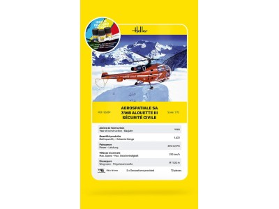 STARTER KIT Alouette III Sécurité Civile 
