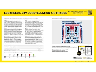 STARTER KIT L-749 Constellation A.F. 