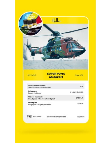 STARTER KIT Super Puma AS 332 M1 