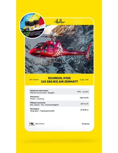 STARTER KIT Ecureuil H125 (AS 350 B3) Air Zermatt 