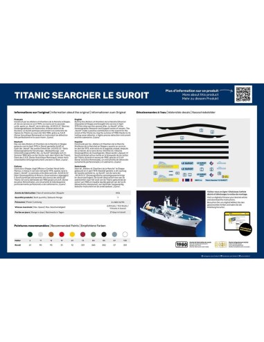 STARTER KIT Titanic Searcher "Le Suroit" 
