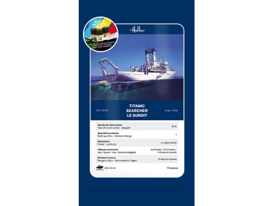 STARTER KIT Titanic Searcher "Le Suroit" 