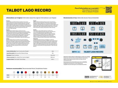 STARTER KIT Talbot Lago Record 