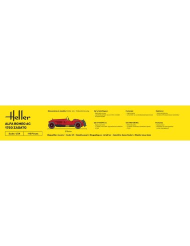 STARTER KIT Alfa Romeo 6C 1750 Zagato 