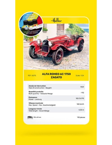 STARTER KIT Alfa Romeo 6C 1750 Zagato 