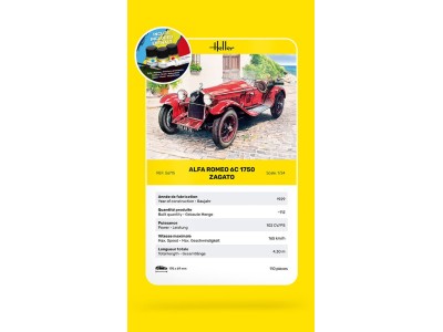 STARTER KIT Alfa Romeo 6C 1750 Zagato 