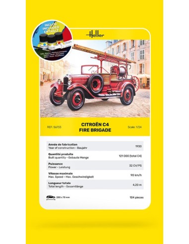 STARTER KIT Citroen C4 Fire Brigade 