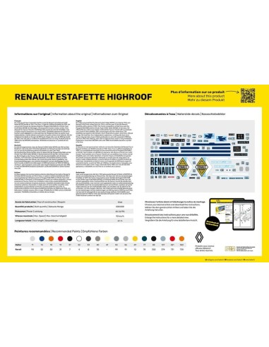 STARTER KIT Renault Estafette Highroof 