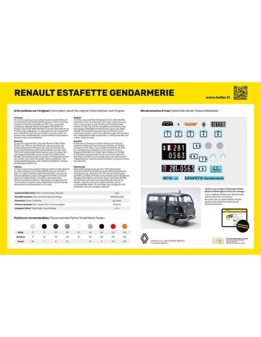 STARTER KIT Renault Estafette Gendarmerie 
