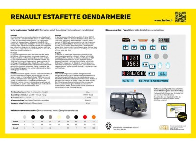 STARTER KIT Renault Estafette Gendarmerie 