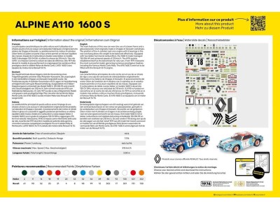 STARTER KIT Alpine A110 (1600S) 