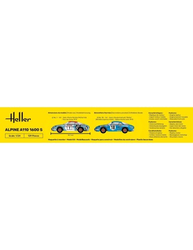 STARTER KIT Alpine A110 (1600S) 