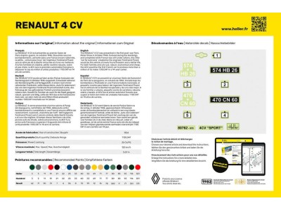 STARTER KIT Renault 4 CV 