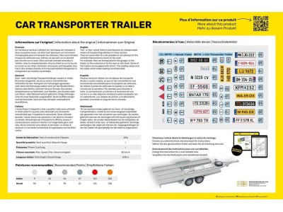 STARTER KIT Car Transporter Trailer 