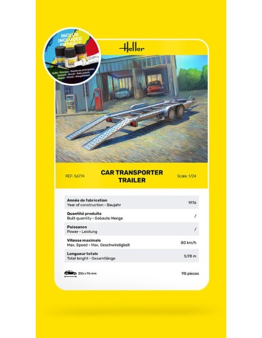 STARTER KIT Car Transporter Trailer 