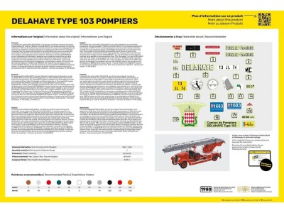 STARTER KIT Delahaye Type 103 Pompiers 