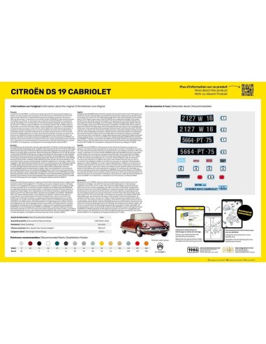 STARTER KIT Citroen DS 19 Cabriolet 