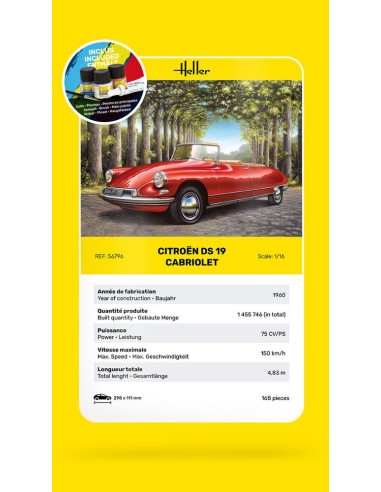 STARTER KIT Citroen DS 19 Cabriolet 