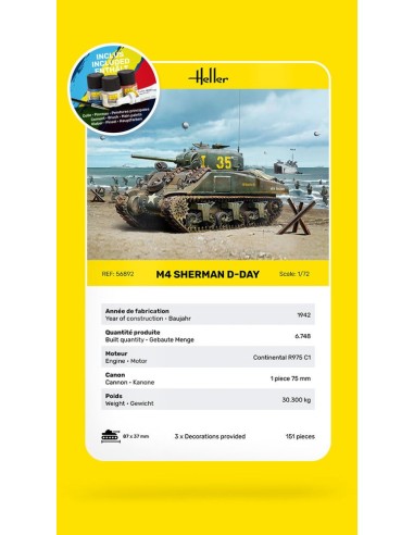STARTER KIT M4 Sherman D-Day 