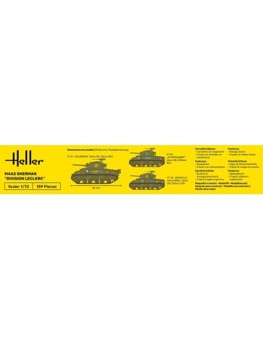 STARTER KIT M4A2 Sherman "Division Leclerc" 