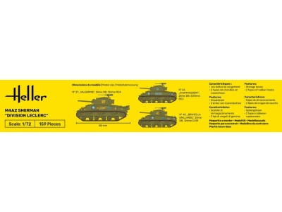 STARTER KIT M4A2 Sherman "Division Leclerc" 