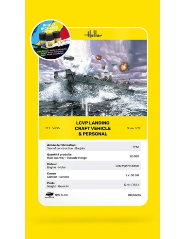 STARTER KIT LCVP Landing Craft Vehicle & Personnel 