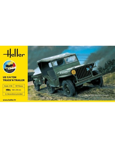 STARTER KIT US 1/4 Ton Truck 'n Trailer 