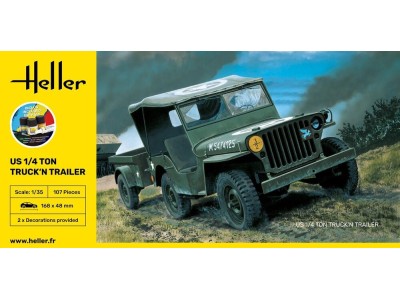 STARTER KIT US 1/4 Ton Truck 'n Trailer 