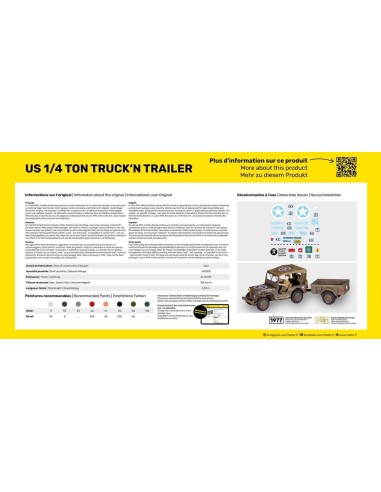 STARTER KIT US 1/4 Ton Truck 'n Trailer 