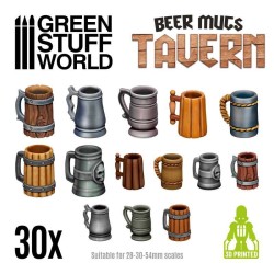 Chopes de bière - Taverne