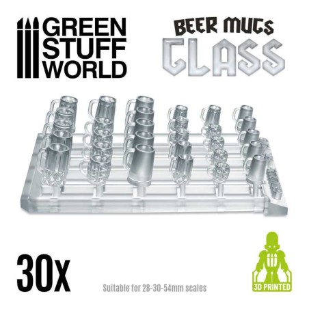 Chopes de bière - cristal